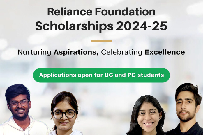 Reliance Foundation UG/PG Scholarships LD October 6, 2024