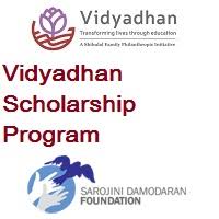 Vidyadhan Scholarship Program (Sarojini Damodaran Foundation) LD August 10, 2026